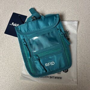 The Foldi RFID Travel Document Bag - Teal